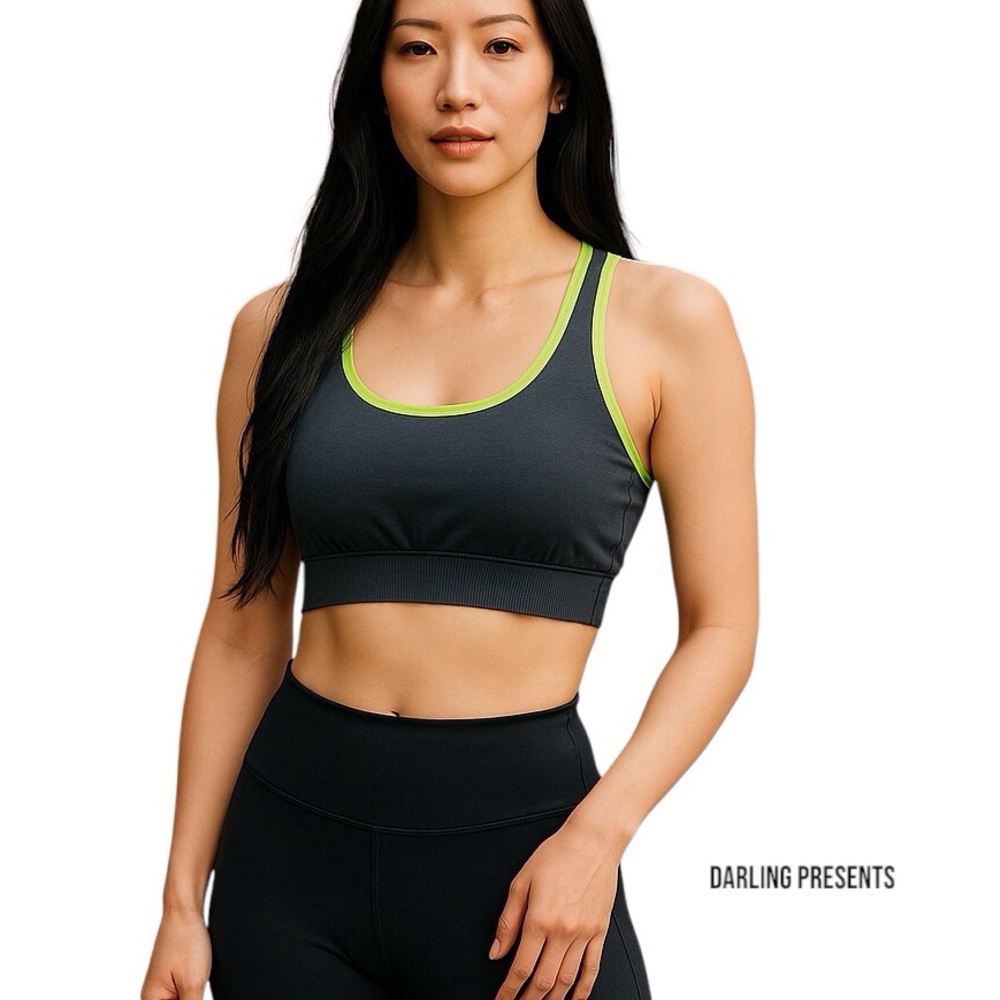 Nikibiki Rock Seamless Sports Bra Women Color Neon Yellow Size M/L